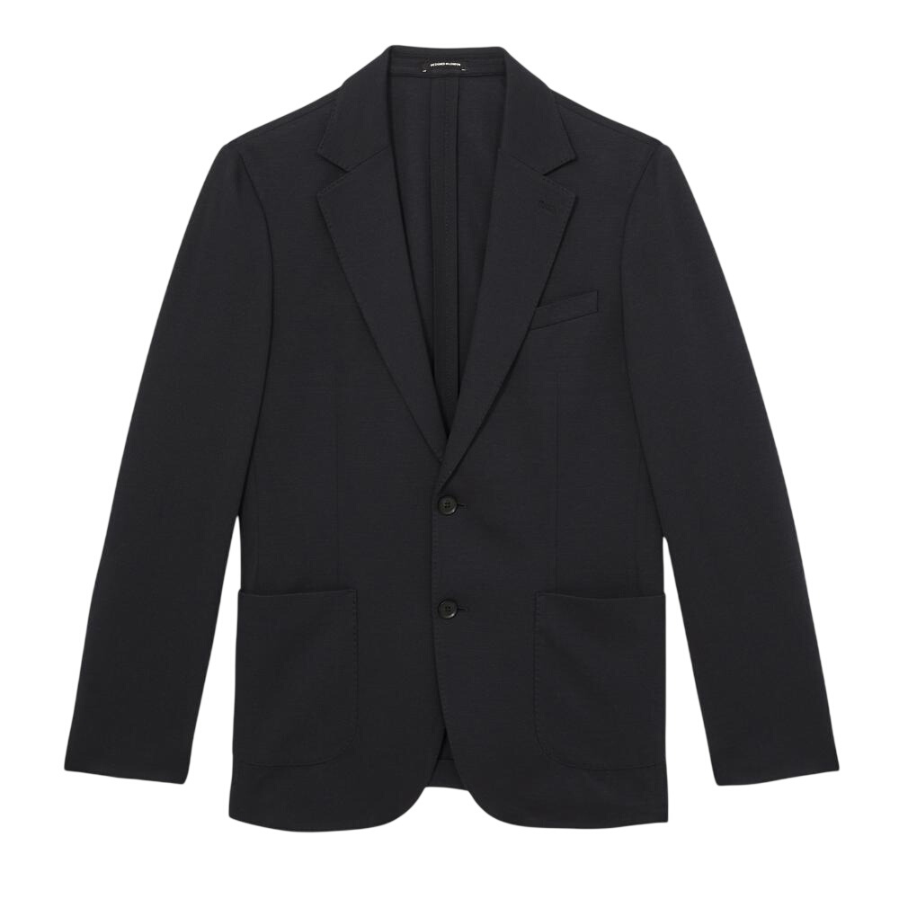 REISS Gerrard Single-Breasted Jersey Suit Blazer